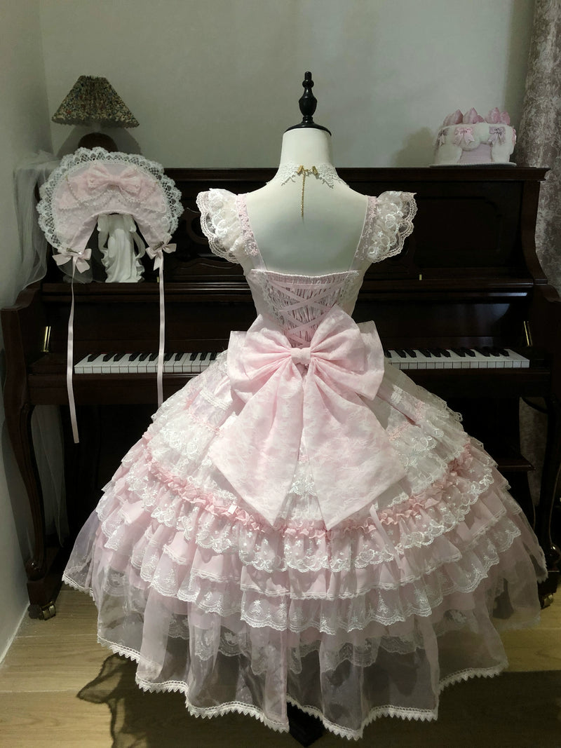 Pear Island Tea - Overture of Spring - Sweet lolita jumper skirt
