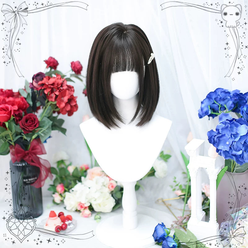 Dalao Home Pearl shoulder-length black tea wig - view 3