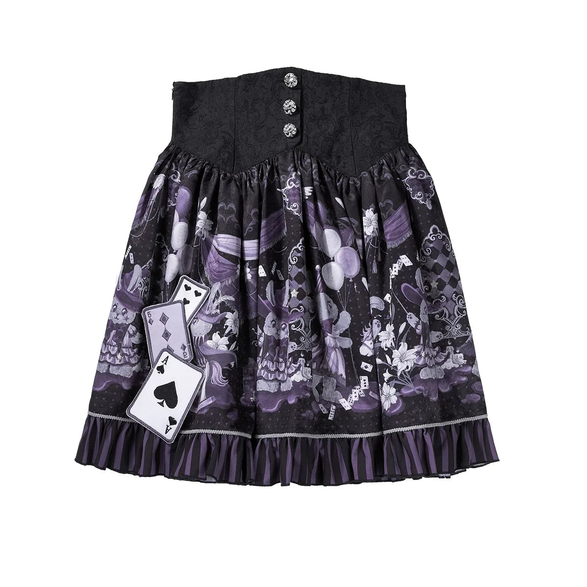 Your Princess - Magic Troupe - Gothic Lolita Outfit, Bunny Printed Skirt