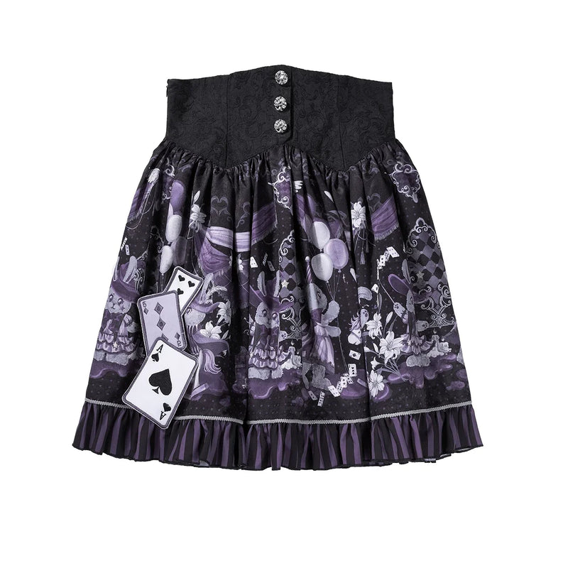 Your Princess - Magic Troupe - Gothic Lolita Outfit, Bunny Printed Skirt