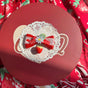 Red strawberry side hair clip