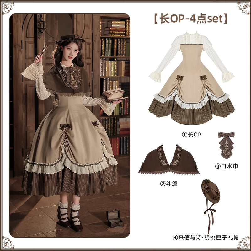 With PUJI - The Doctrine of Truth - Preppy Lolita OP Dress detail view 7