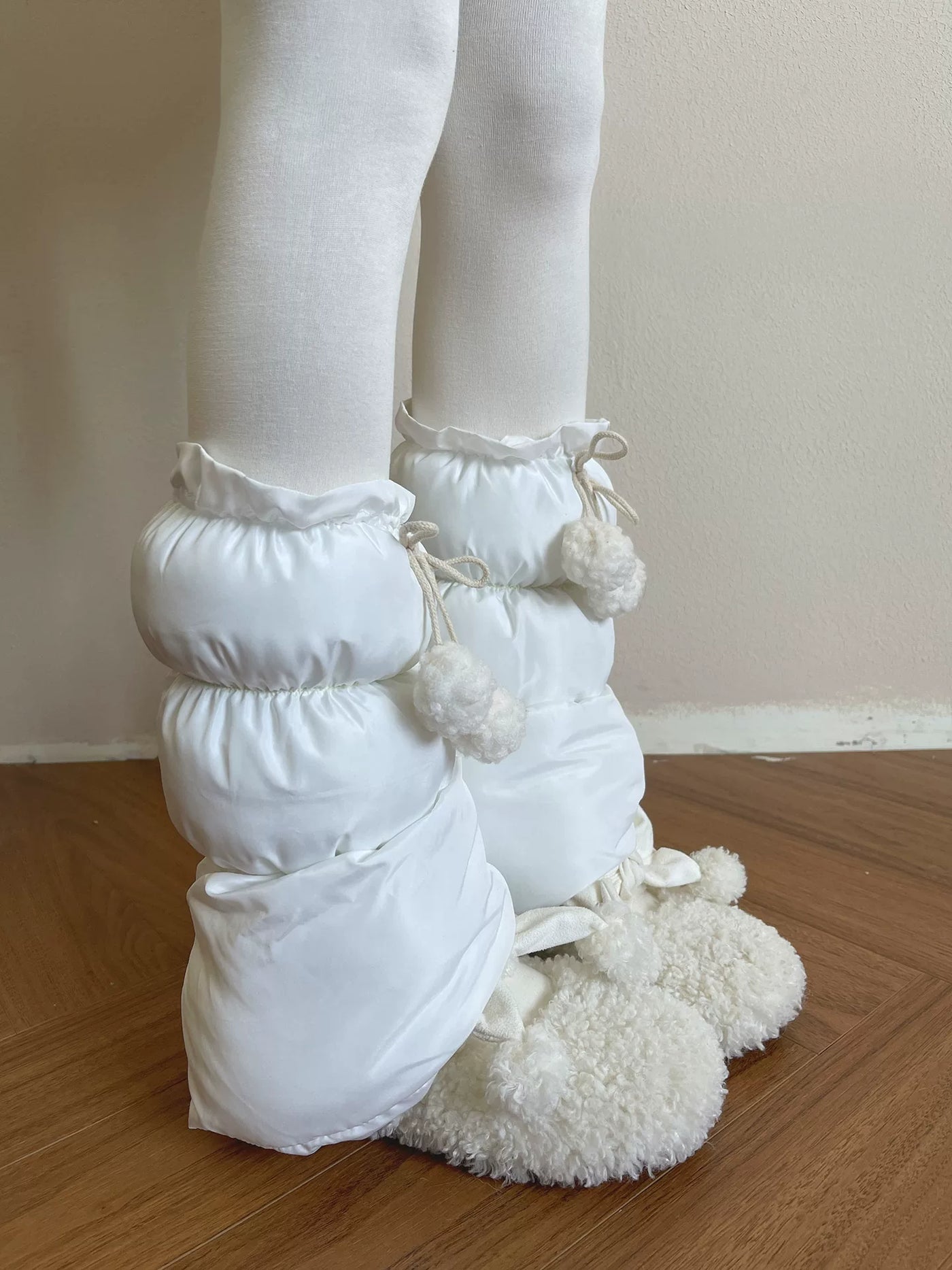 Sock Noble - Winter Pom Pom - Sock Covers with Plush Pom-Pom Ties