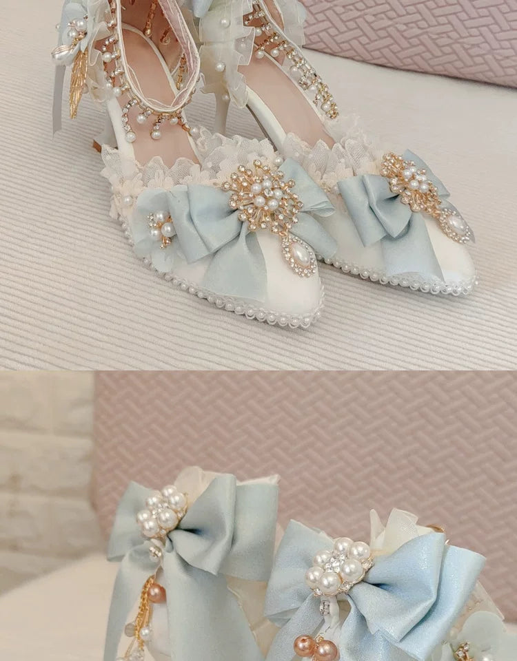 Lolita - Bridal Tea Party - Necklace or Veiled Hat