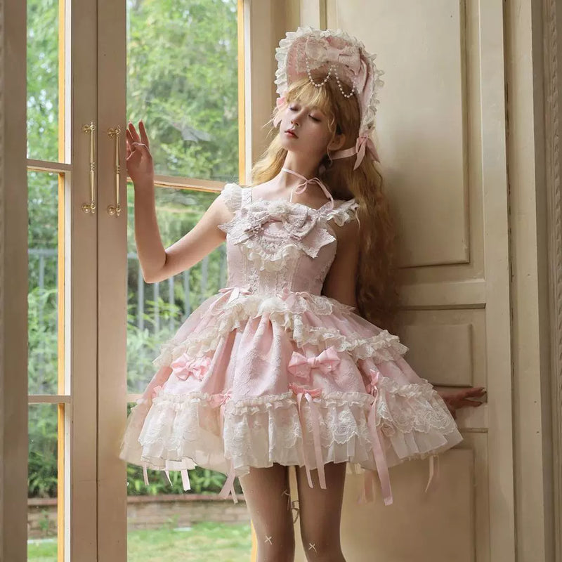 Hanguliang Flower Heart Love Ballet JSK Dress
