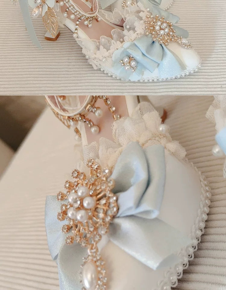 Lolita - Bridal Tea Party - Necklace or Veiled Hat