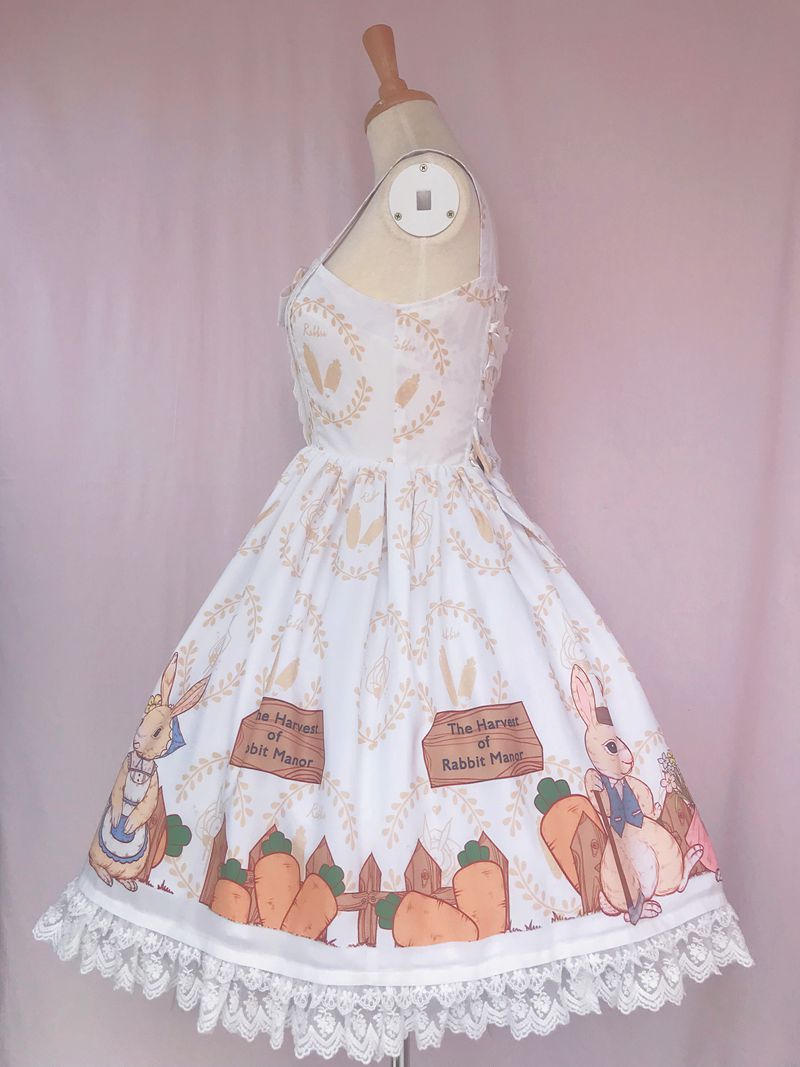 Yilia - Harvest Time At Rabbit Farm - Lolita JSK Dress