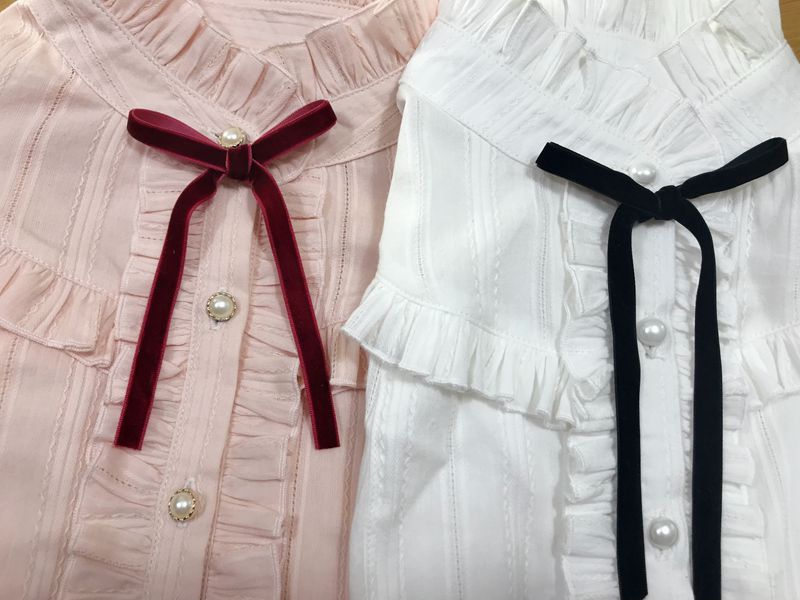 Yilia - Korean Fashion Cotton Lolita Blouse - Innerwear