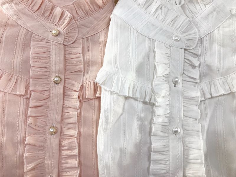 Yilia - Korean Fashion Cotton Lolita Blouse - Innerwear
