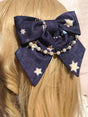 Dress-Matching Single Bow Clip