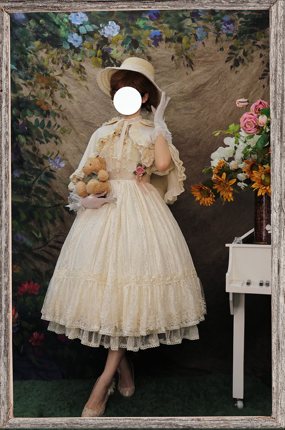 Miss Point - Woody Rose - Pure Color Lolita OP