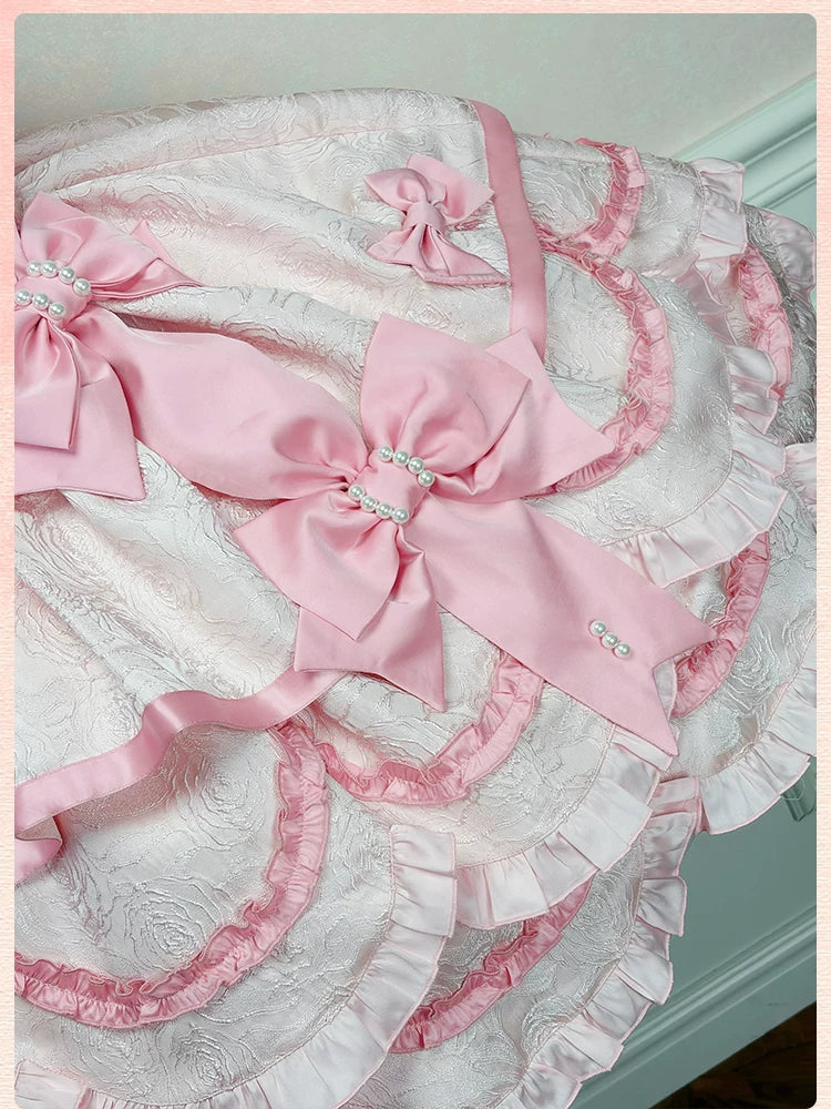 Alice Girl - Sweetheart Petal - Sweet Lolita Petal Hem JSK Dress, Halter Neckline