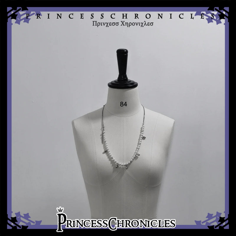Divine Covenant - Ouji Lolita Accessory Set Necklace and Bracelet Necklace - No.2 Only