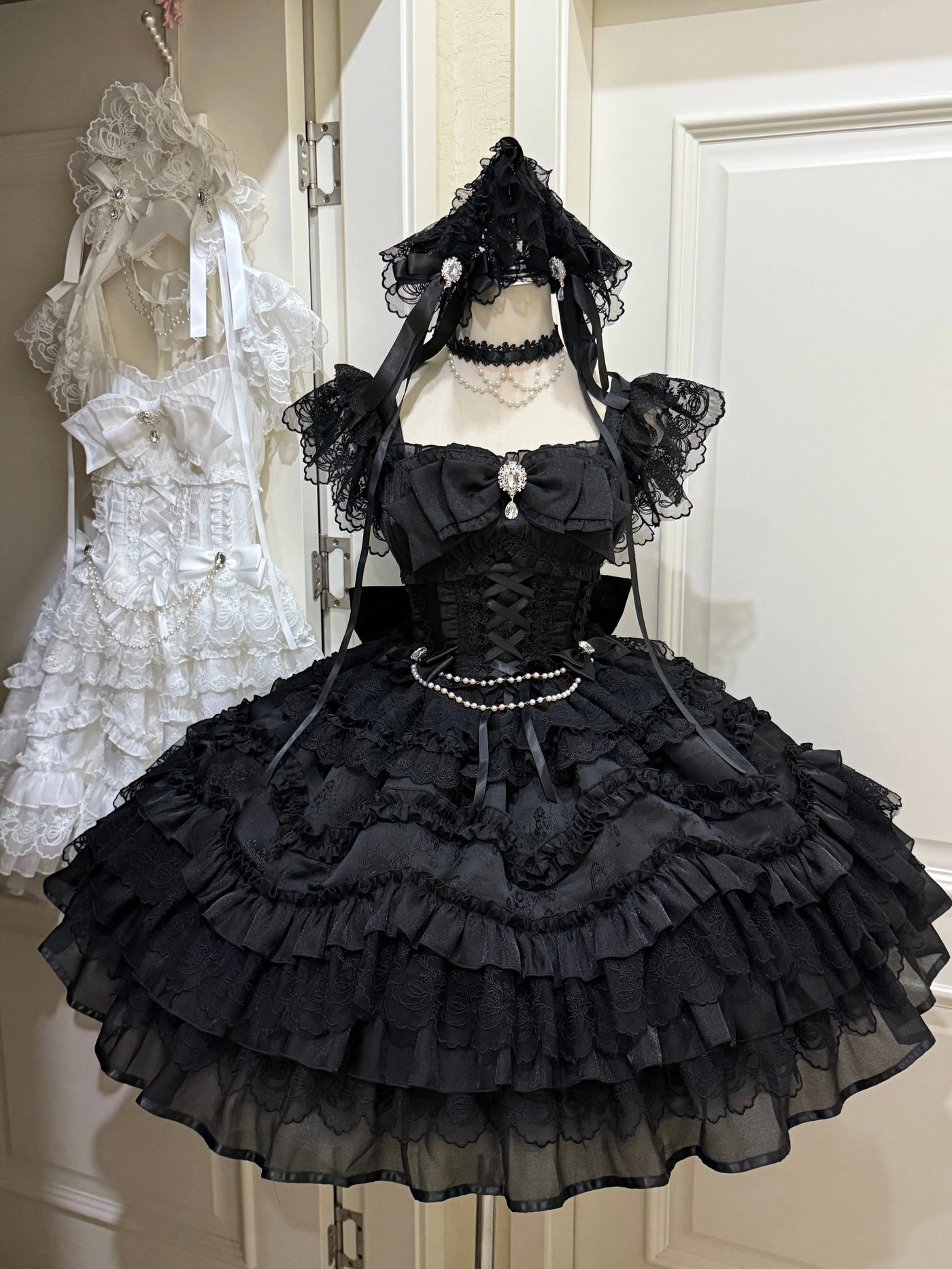 White Sugar Girl - Eternal Vow - Sweet lolita JSK with fitted corset