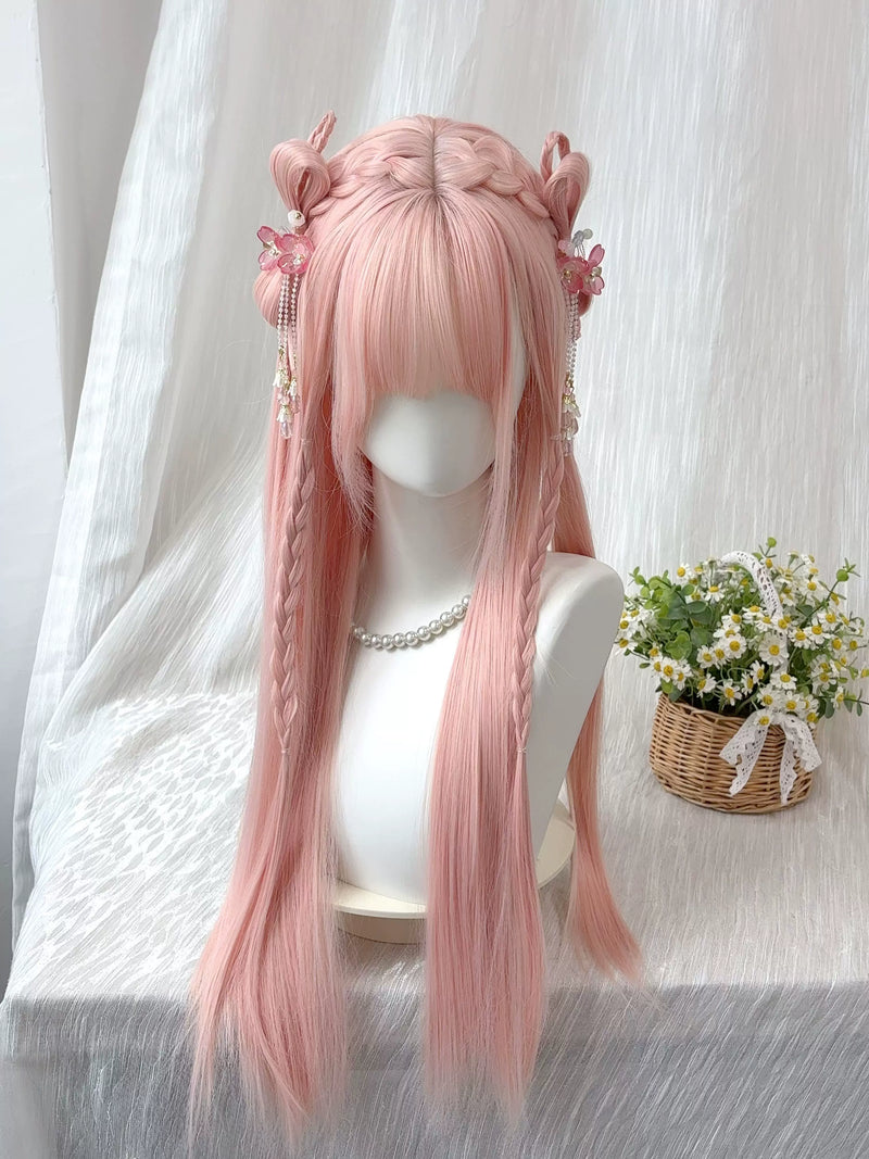 Kunkun Fish pre-braided long straight wig - view 3
