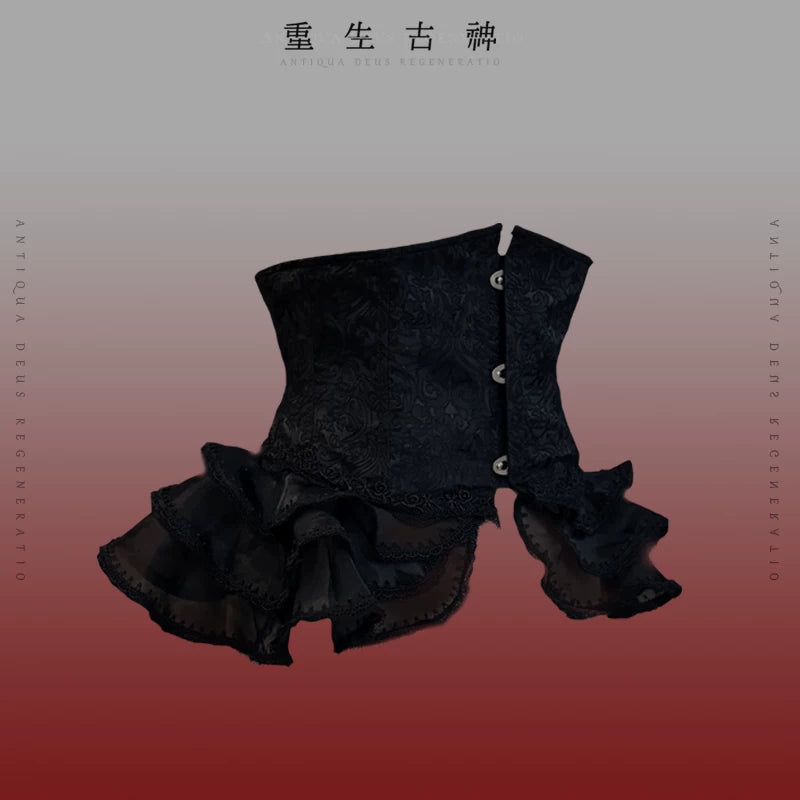 囚鸟旅店‖重生古神‖现货页面‖克苏鲁哥特暗黑原创Lolita裙大码