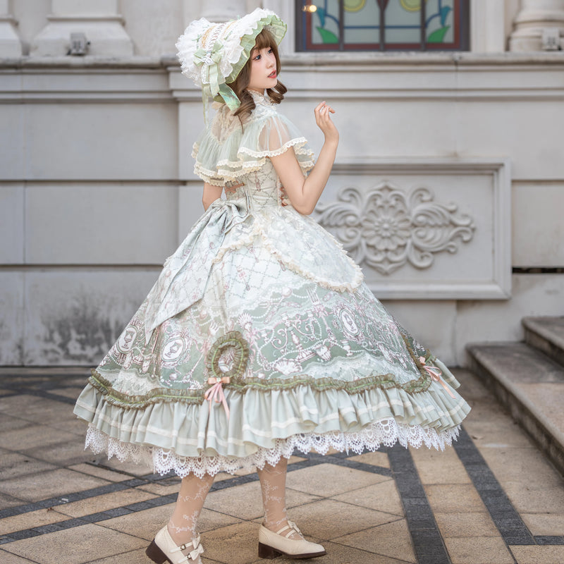 City Above Clouds - Banquet in the Clouds - OP dress with an Edwardian collar