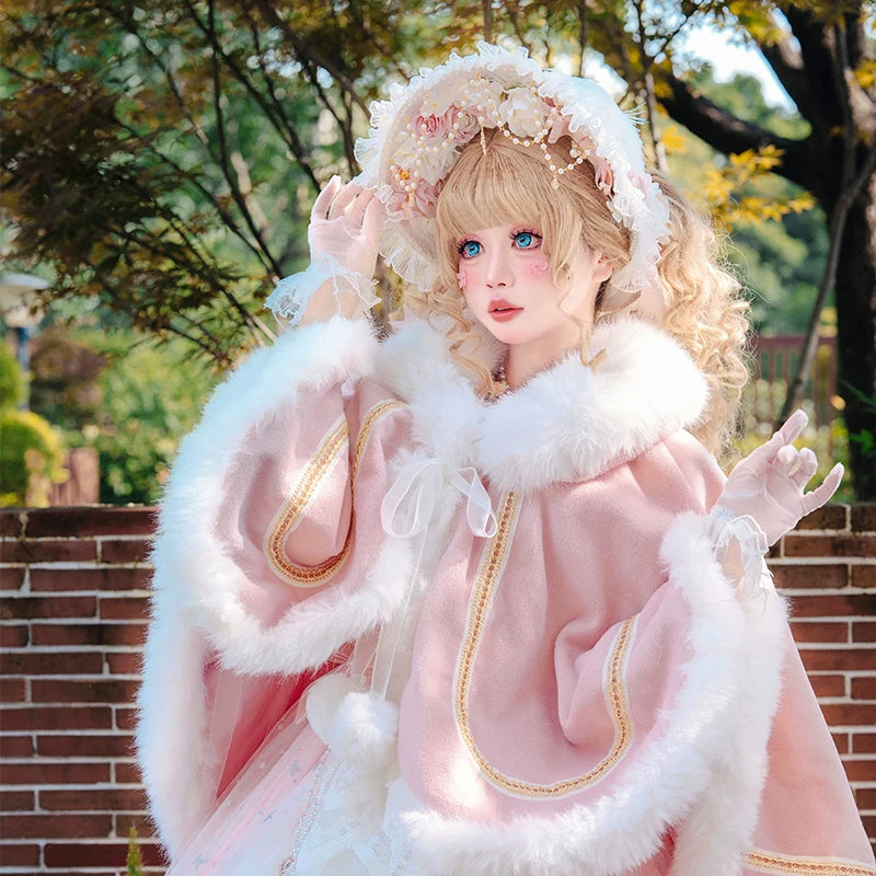 Cat Fairy - Glass Phantom - Wide-brim Lolita bonnet and matching