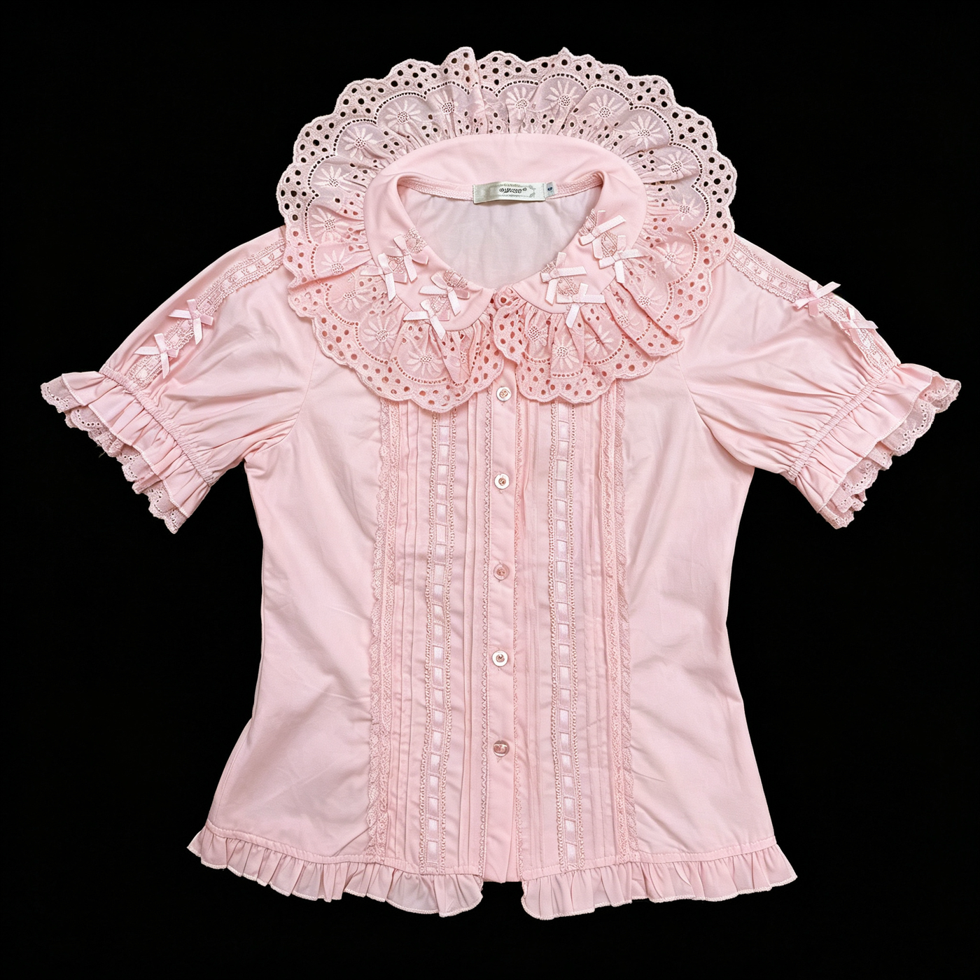 DMFS Lolita - Sunflower - Sweet Lolita Peter Pan Collar Blouse, Cotton Fabric