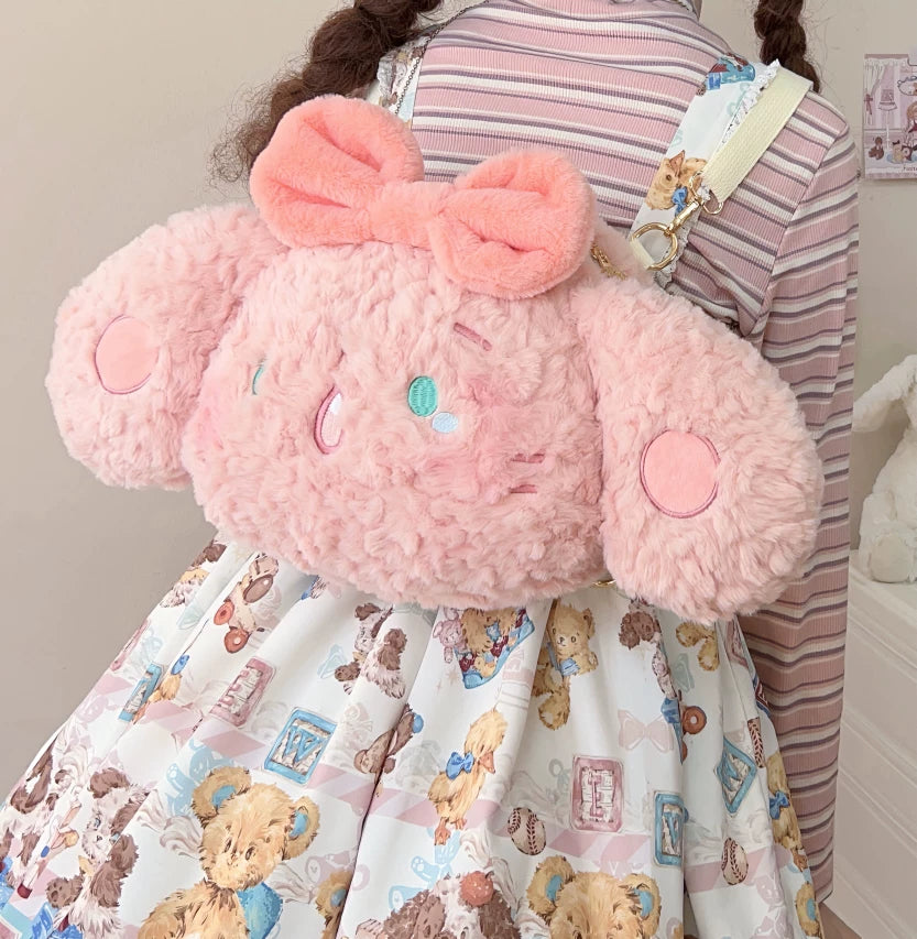 Lolita - Strawberry Puppy Plush Backpack - Individually Selectable