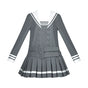 Loose Sailor Collar Dark Gray OP In Stock / S
