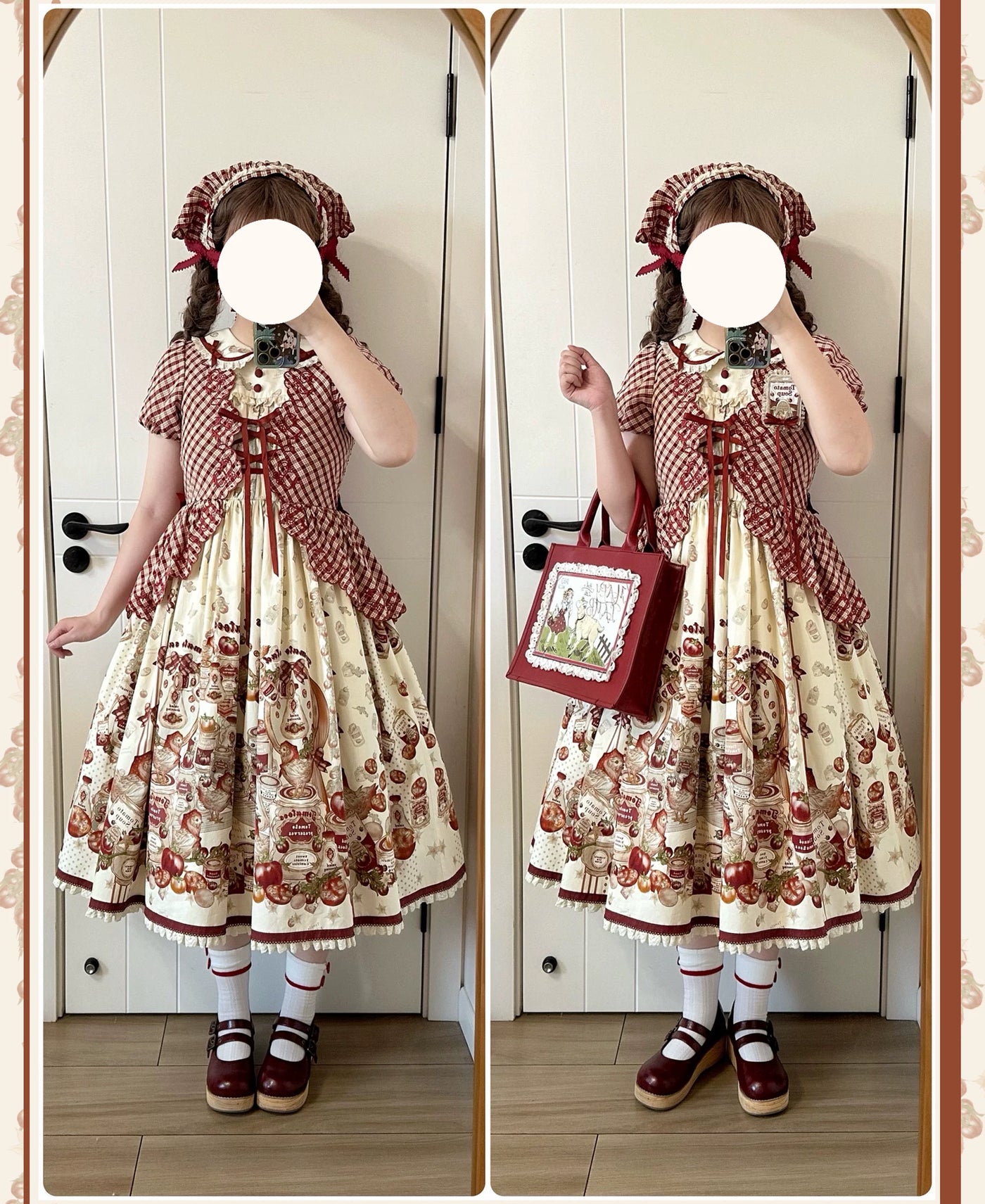 WF - Tomato Can - One-Piece Dress and Coordinate Pieces with Tomato Print