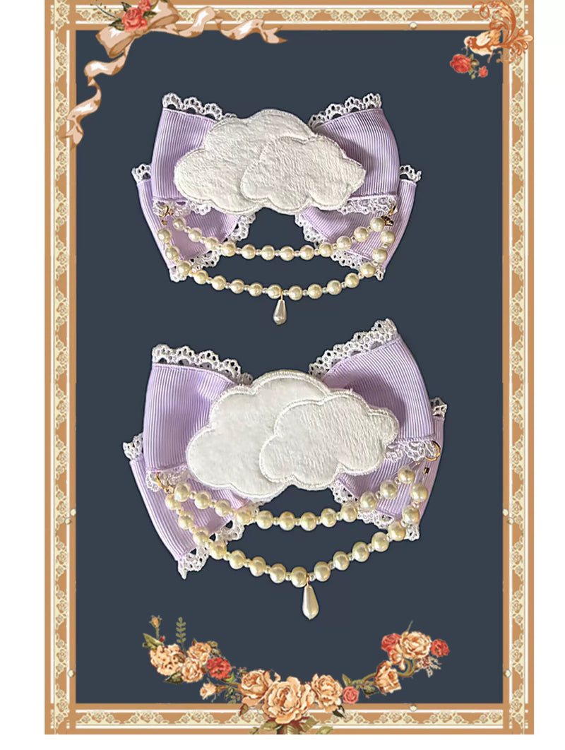 Sleepy Bear - Kawaii Lolita Bear and Star Printed Dress 45663:857691