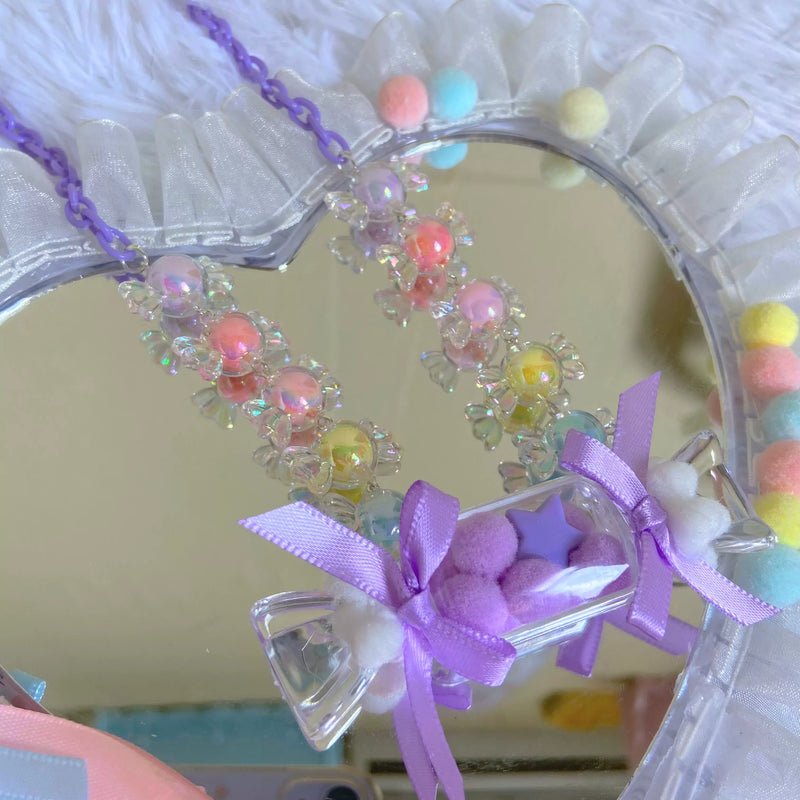Bear doll - Candy Charms - Beaded Necklace with Candy-Style Charms