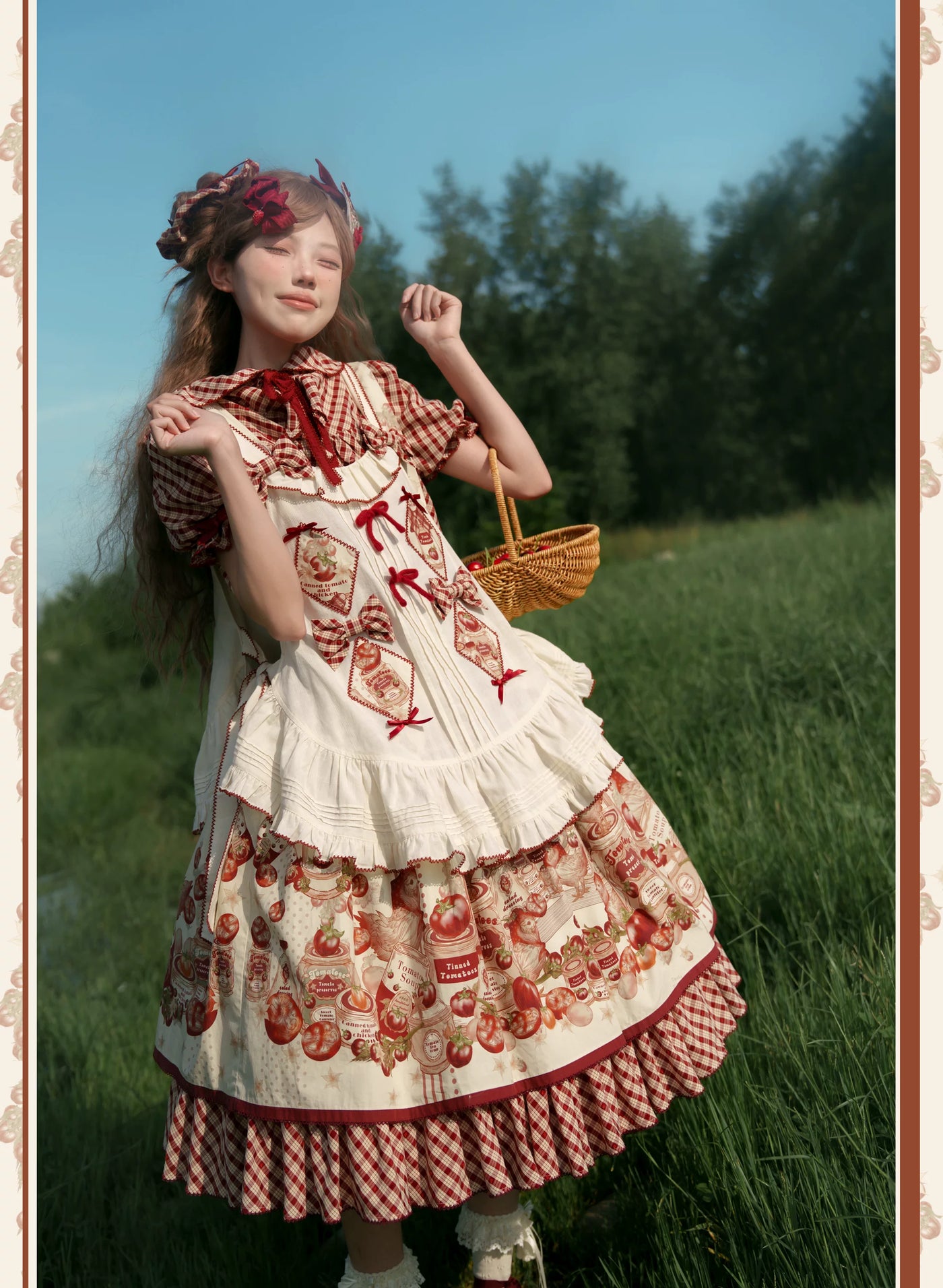 WF - Tomato Can - One-Piece Dress and Coordinate Pieces with Tomato Print