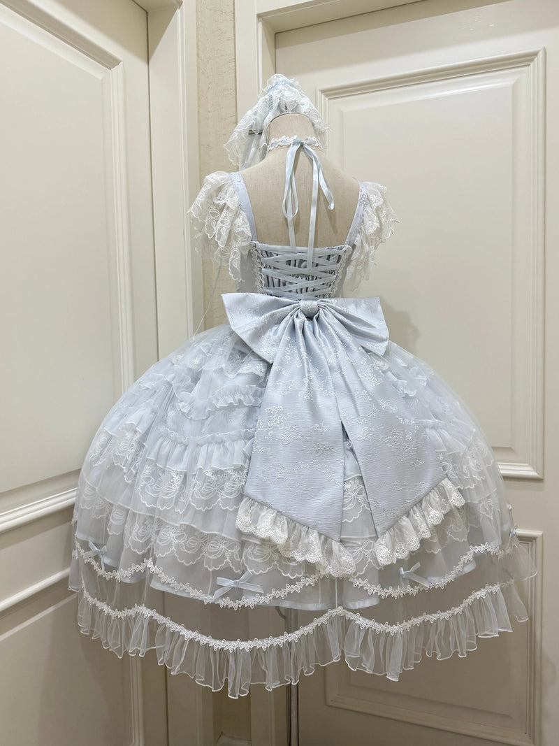 White Sugar Girl - Eternal Vow - Sweet lolita JSK with fitted corset