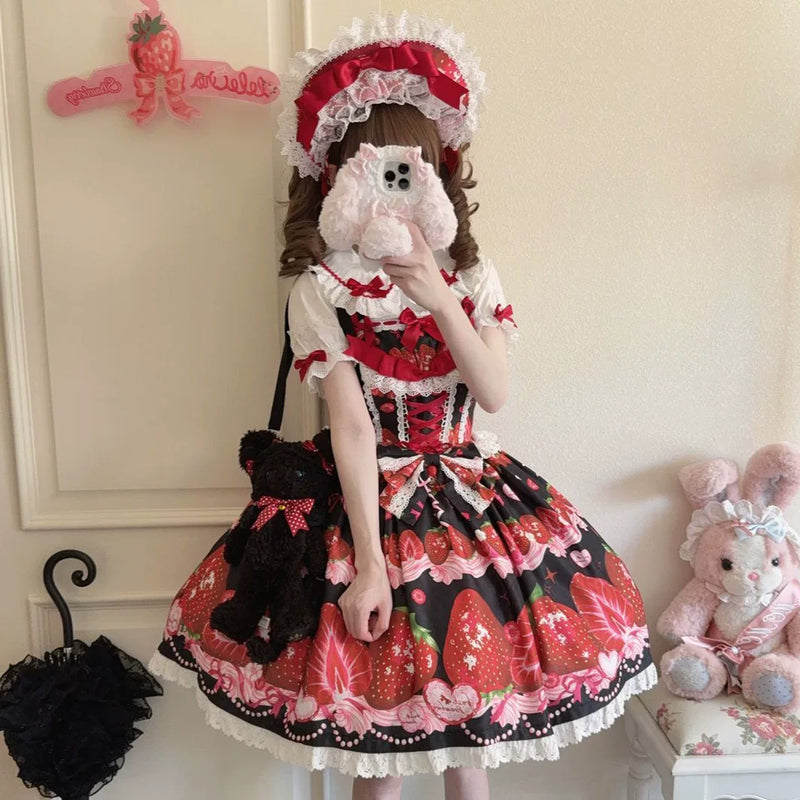 Hanguliang Sweet Berry Story JSK Dress