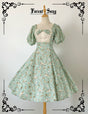 Mint Green Rose OP In Stock / S