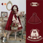 Dress + cape + apron + hairband / S