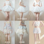 White / 8m / Daily Petticoat + Bloomers / 30cm