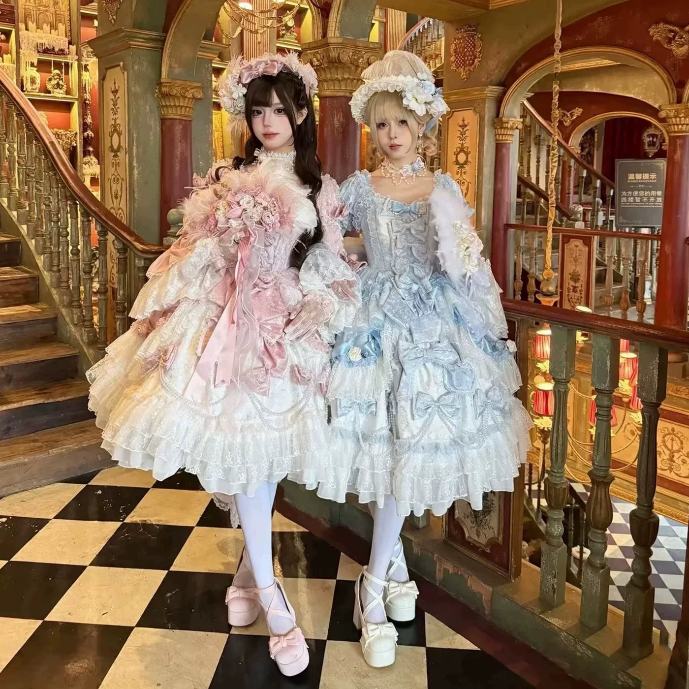Emoji Dream - Sweet Lolita Princess Evening Dress - Floor-length pink