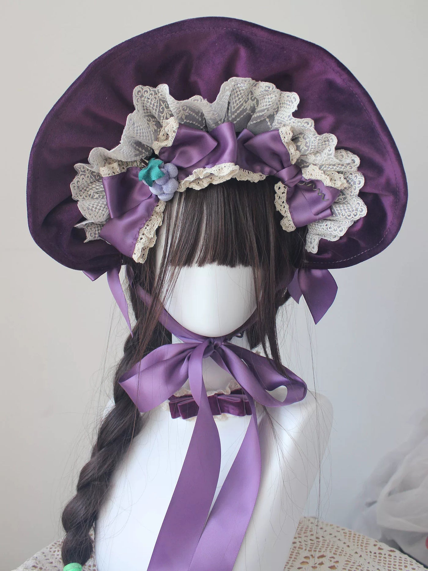 Handmade Loire Vineyard grape Lolita accessories - view 16