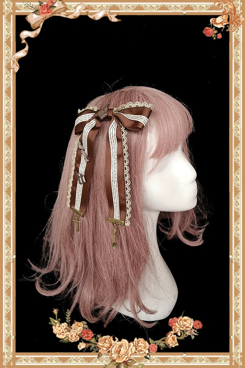 Chocolate Carousel - Peter Pan Collar Old School Lolita JSK Dress, Carousel Print 43764:785950