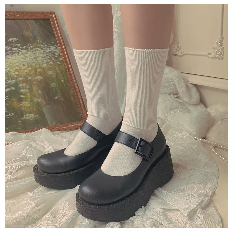 Sock Noble - Classic Academy - Mid-Calf Socks with Vertical Ribbing