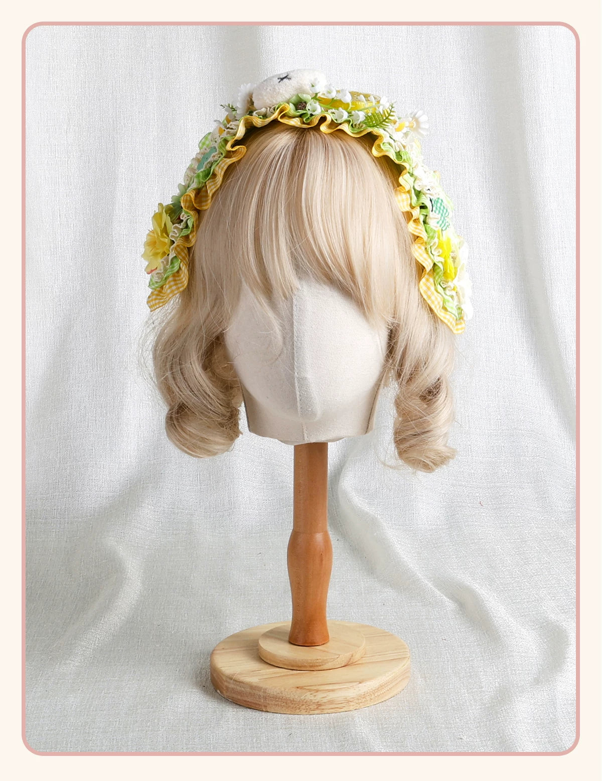 Stardust Rose - Pastoral Spring - Headwear with lace trim