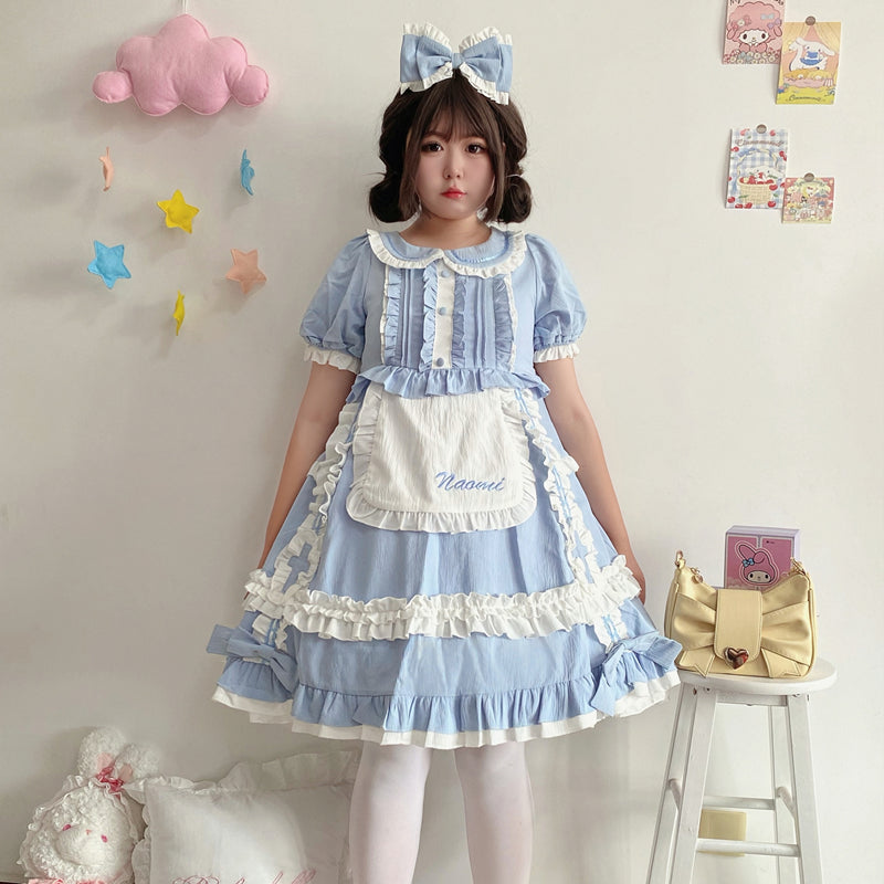 Niu Niu - Plus Size Lolita Nurse Summer OP - Dress OP Dress