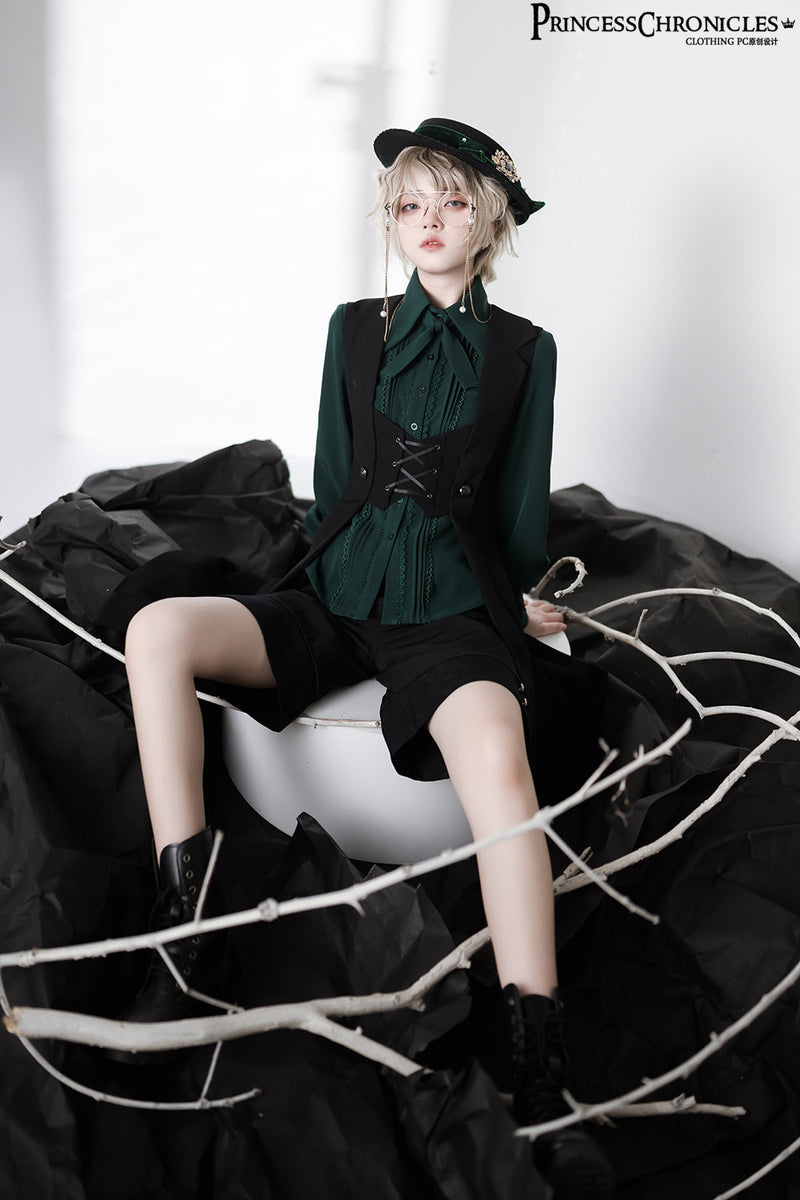 Princess Chronicles - The Night Prelude - Medieval Ouji Lolita Long Vest