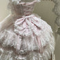 Pink JSK camisole dress + back bow / S / Single Item