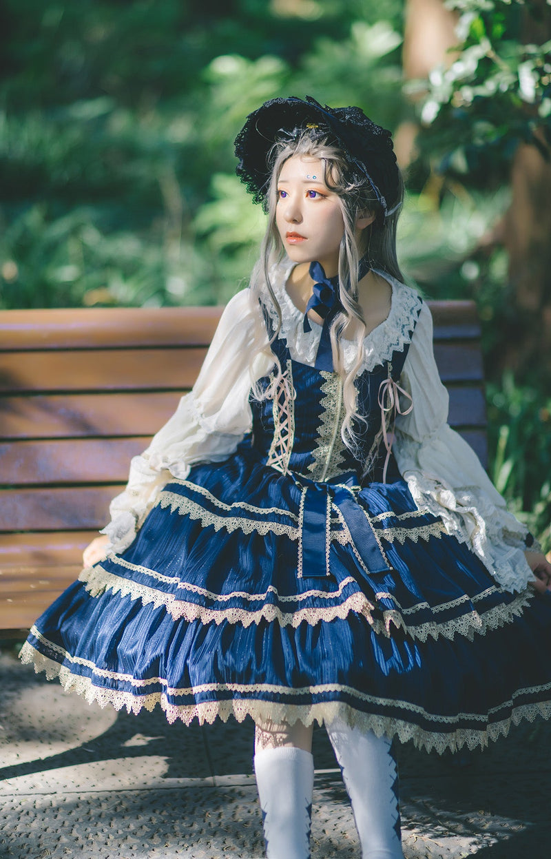 Infanta - Cake Tree - Classic Lolita JSK Dress Tiered Lace Dress
