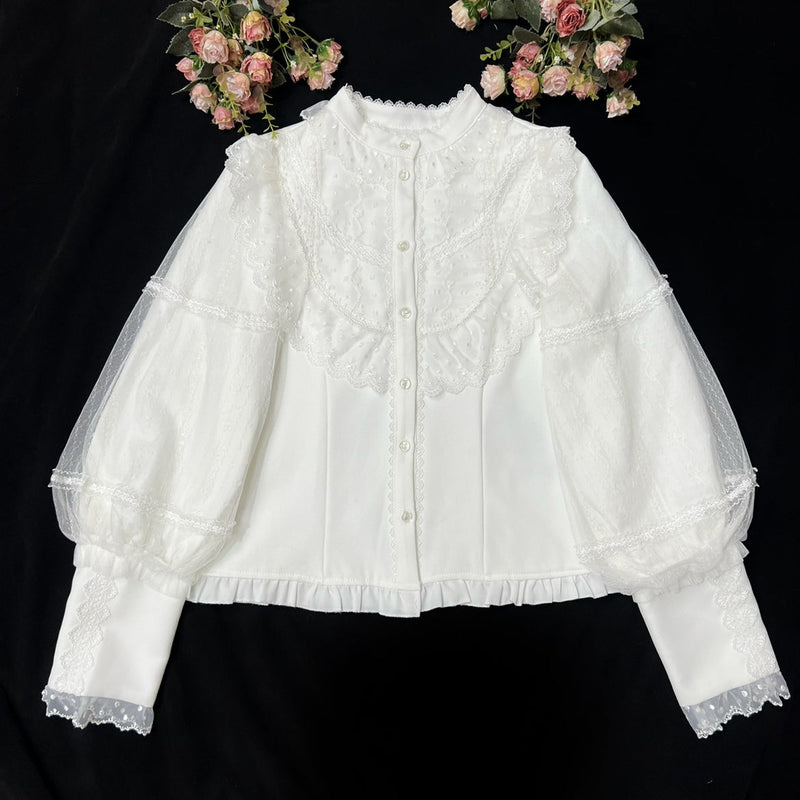DMFS Lolita - Kawaii Lolita Shirt Winter Lolita - Shirt Innerwear