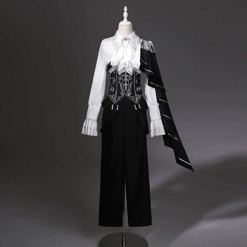 Your Princess - Ouji Lolita Pants Set - Detachable Jabot & Shawl Innerwear