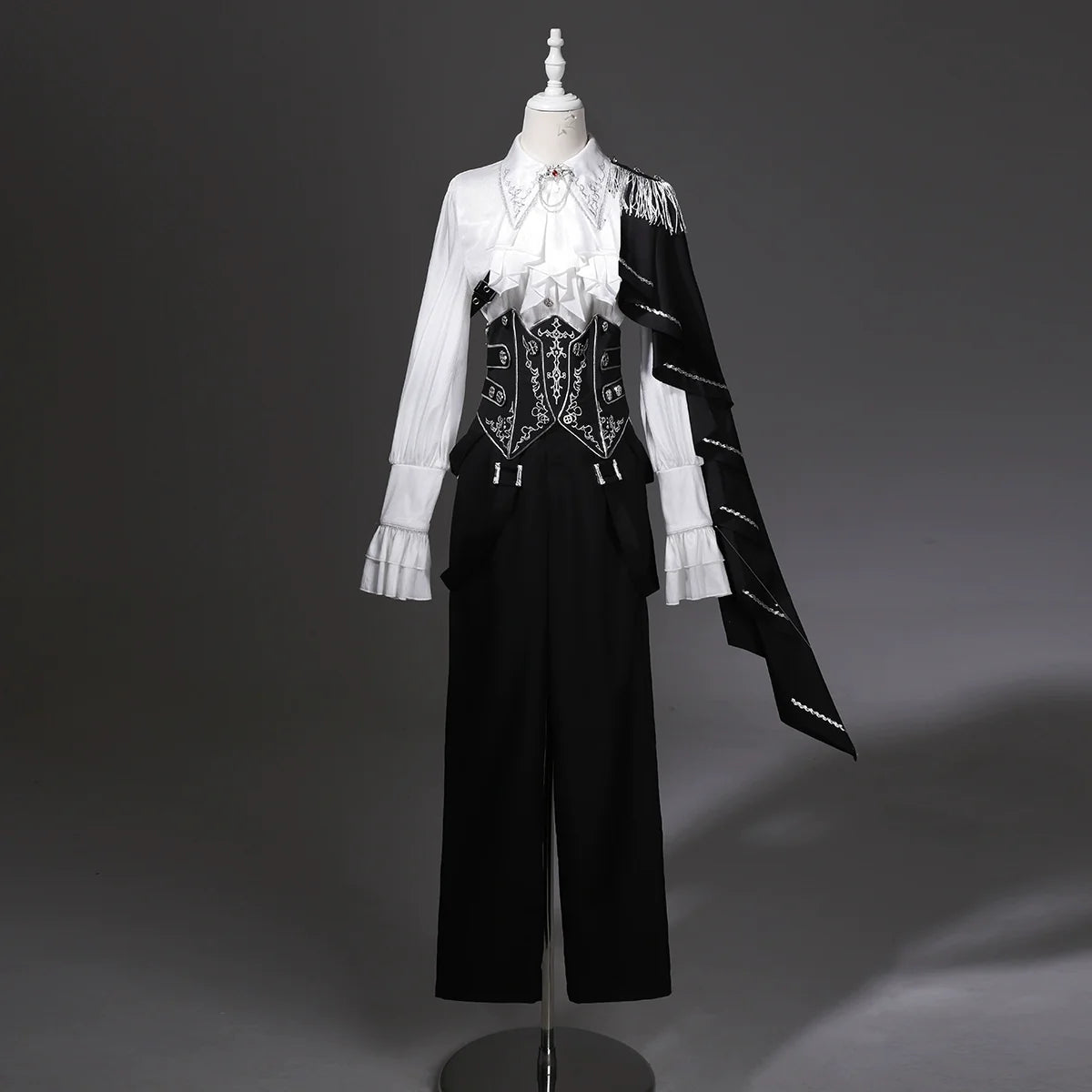 Your Princess - Ouji Lolita Pants Set - Detachable Jabot & Shawl Innerwear