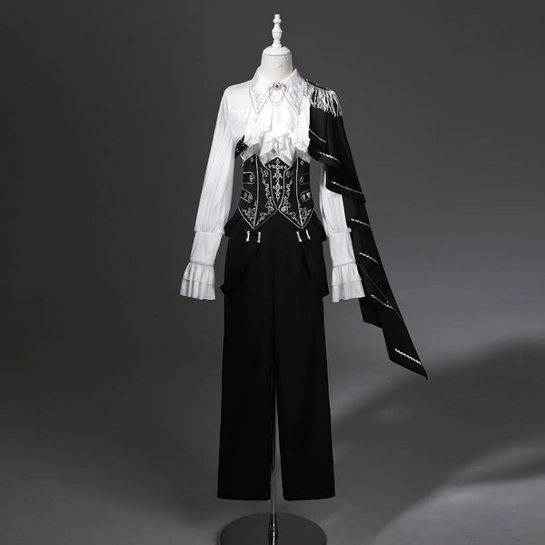 Your Princess - Ouji Lolita Pants Set - Detachable Jabot & Shawl Innerwear