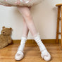 Dotted tulle lace bow / One Size