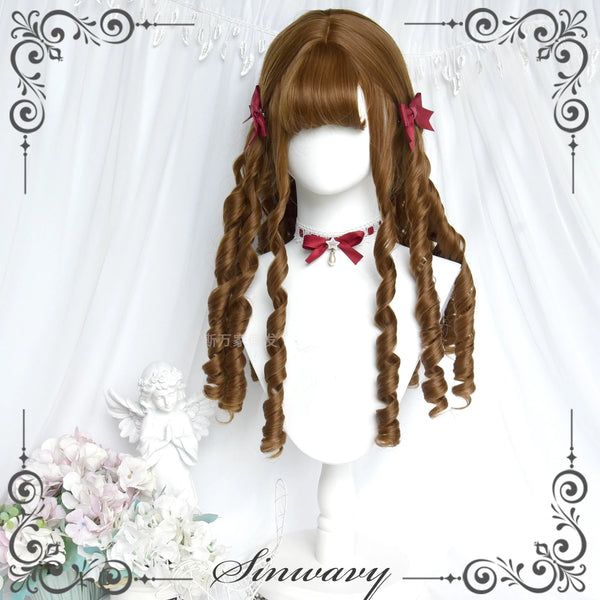 Sinwavy honey golden-brown vintage Lolita wig - view 1