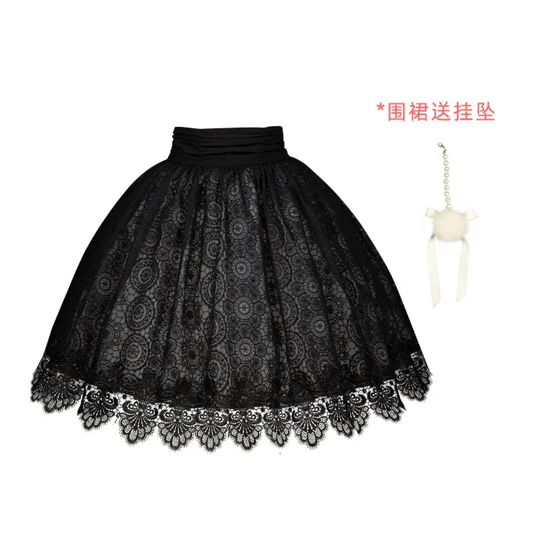 With PUJI - Twilight Choir - Lolita OP Dress detail view 10